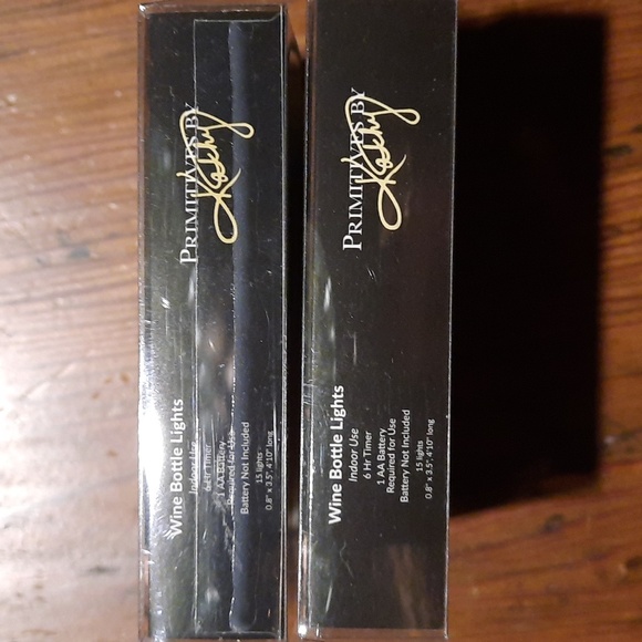 White Wine Bottle LED Lights Light String AA Battery Operated Automatic Timer - Picture 3 of 7